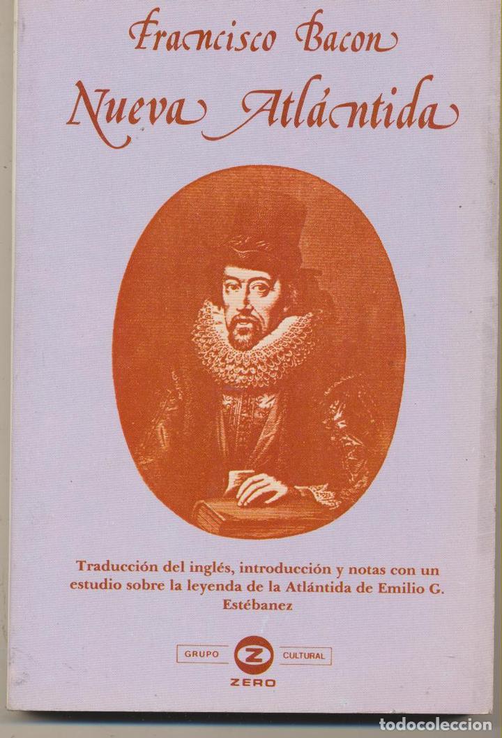 Libros: Francisco Bacon. Nueva Atl&aacute;ntida. Zero 1985. SIN USAR - Foto 1