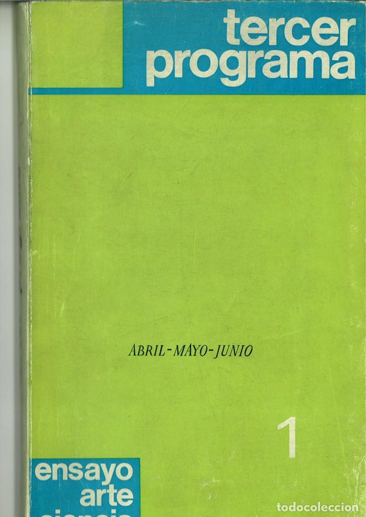 Libros: TERCER PROGRAMA. ENSAYO. ARTE. CIENCIA. N&Uacute;M. 1, 2 Y 3. - Foto 1