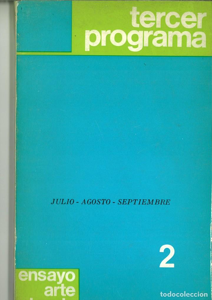 Libros: TERCER PROGRAMA. ENSAYO. ARTE. CIENCIA. N&Uacute;M. 1, 2 Y 3. - Foto 2
