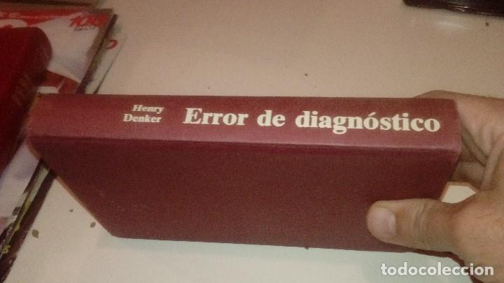 Libros: G-COAC19 LIBRO HENRY DENKER ERROR DE DIAGNOSTICO - Foto 1
