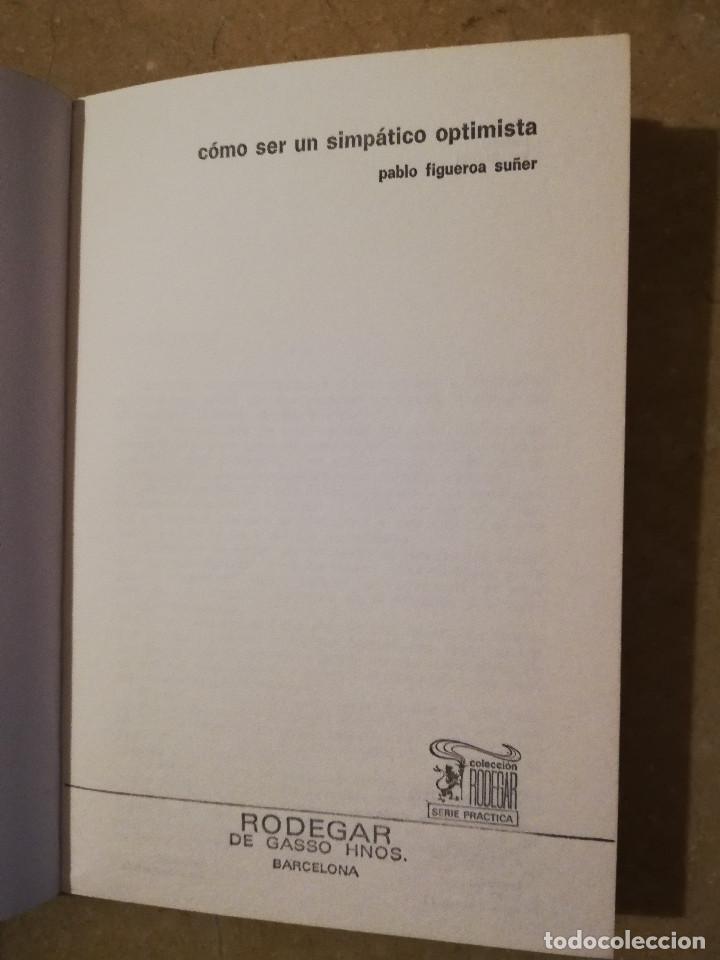 Libros: C&Oacute;MO SER UN SIMP&Aacute;TICO OPTIMISTA (PABLO FIGUEROA SU&Ntilde;ER) - Foto 2