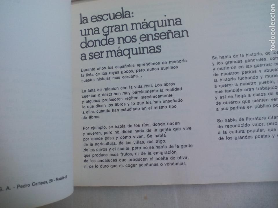 Libros: LA ENSE&Ntilde;ANZA. ALOCLARO. A LO CLARO. EDITORIAL POPULAR. 1978 - Foto 3