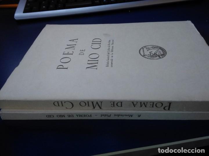 Libros: Poema de Mio Cid, C&oacute;dice de Per Abat y Facs&iacute;mil. 2 vol&uacute;menes. 1961 - Foto 4