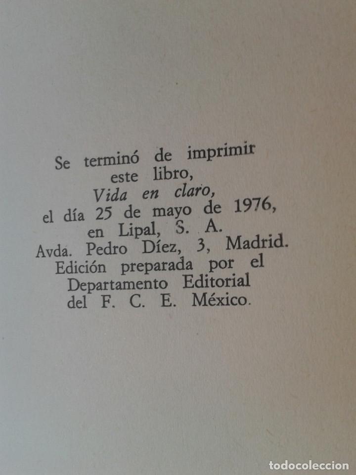 Libros: VIDA EN CLARO. Jos&eacute; Moreno Villa - Foto 5