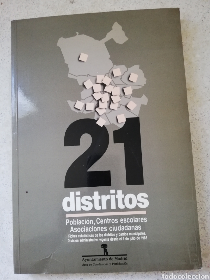 Libros: 21 distritos - ayuntamiento de Madrid - 1988 - Foto 1