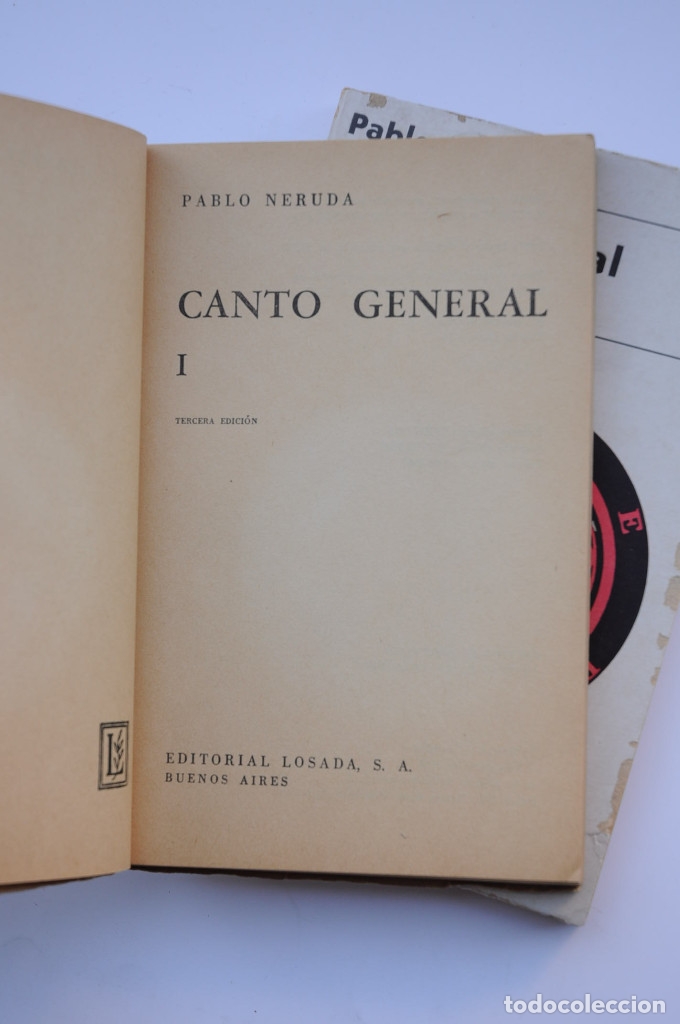Libros: Canto General - NERUDA, Pablo - Foto 3