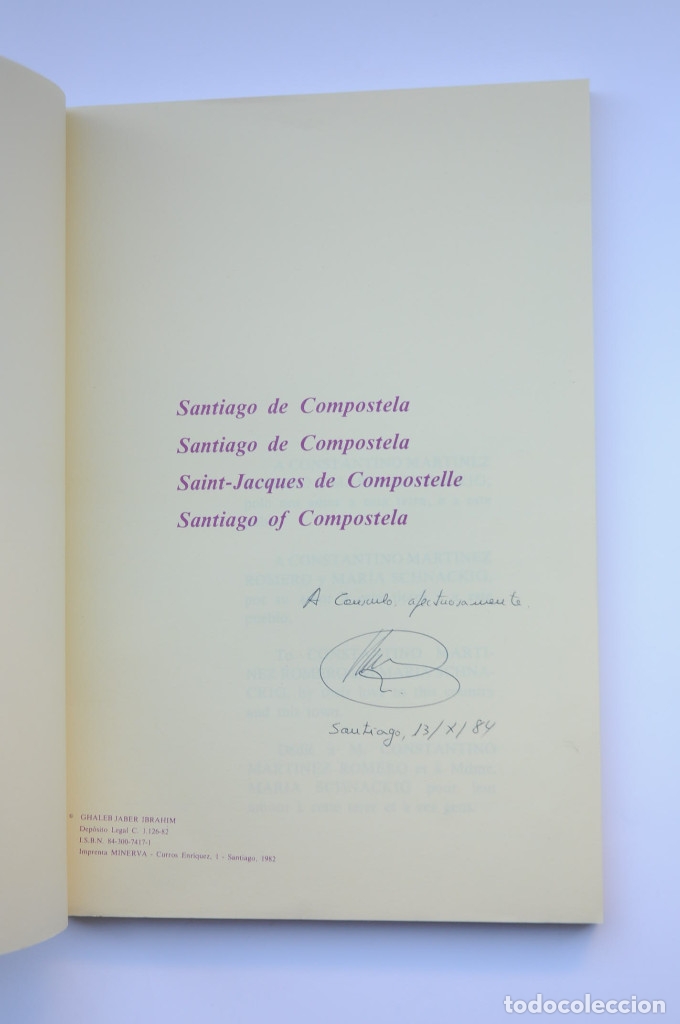 Libros: Santiago de Compostela - FERN&Aacute;NDEZ, Abel - Foto 2