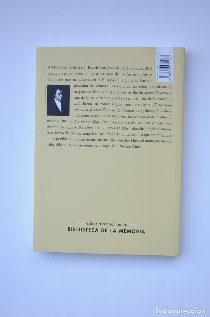 Libros: El doctor Francia - CARLYLE, Thomas - Foto 3