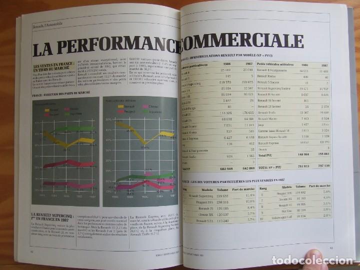 Libros: INFORME ANUAL RENAULT 1987 (EN FRANC&Eacute;S) - AUTOM&Oacute;VIL - Foto 3