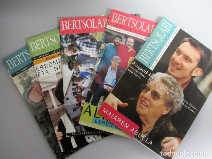 Livres: Bertsolari aldizkaria. 5 N&uacute;meros: 29,30,31,32,34 A&ntilde;o 1998/1999.