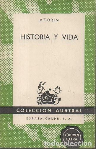 Libros: HISTORIA Y VIDA. - AZORIN. - Foto 1
