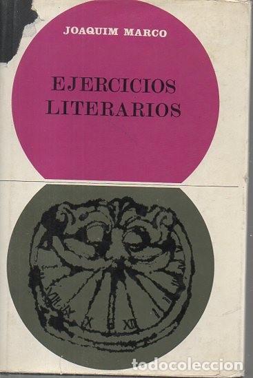 Libros: EJERCICIOS LITERARIOS. - MARCO, Joaquim. - Foto 1