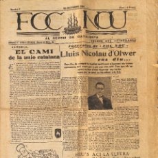 Libros: FOC NOU AL SERVEI DE CATALUNYA, Nº 7, 21 OCTUBRE 1944 - AAVV. Lote 146481886