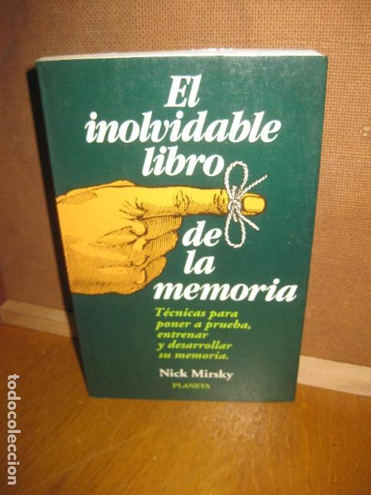 Libros: EL INOLVIDABLE LIBRO DE LA MEMORIA. NICK MIRSKY. PLANETA, 1&ordf; EDICION 1995 - Foto 1
