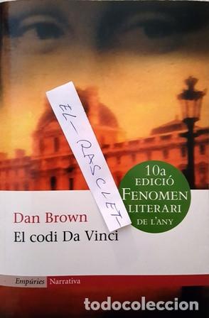 Libros: LLIBRE - DAN BROWN - EL CODI DA VINCI  - DECIMA  EDICIO - ANY 2004 - - Foto 1