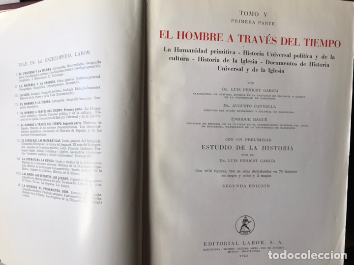 Libros: El hombre a trav&eacute;s del tiempo. Dos tomos. Labor - Foto 2