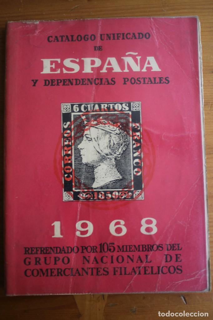 Libros: CATALOGO UNIFICADO DE ESPA&Ntilde;A Y DEPENDENCIAS POSTALES 1968 EDIFIL - Foto 1