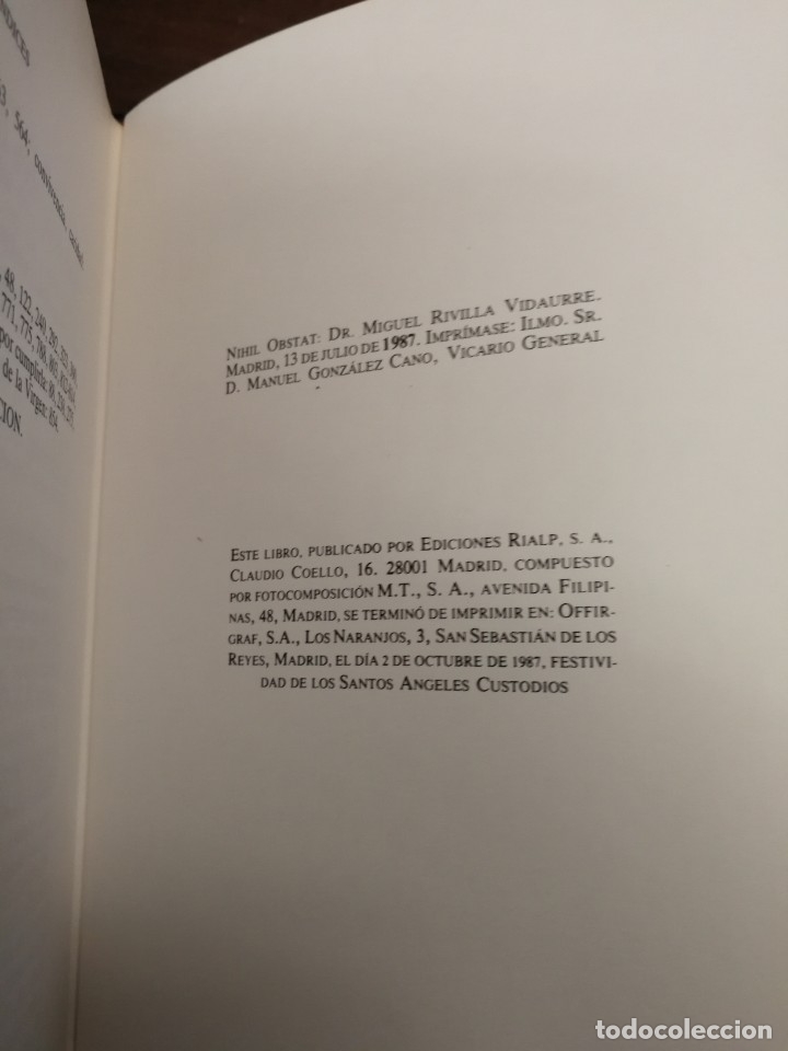 Libros: FORJA - &rdquo;Escriv&aacute; de Balaguer, Jos&eacute; mar&iacute;a&rdquo; - Foto 4