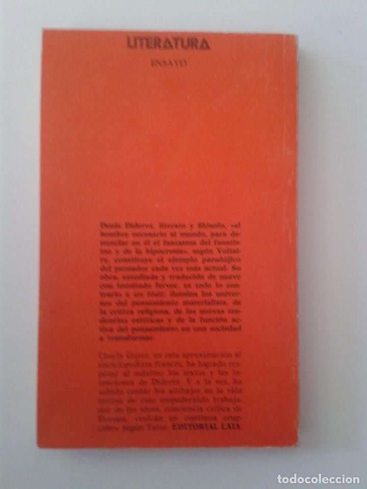 Libros: DIDEROT SEG&Uacute;N DIDEROT. CHARLY GUYOT - Foto 2