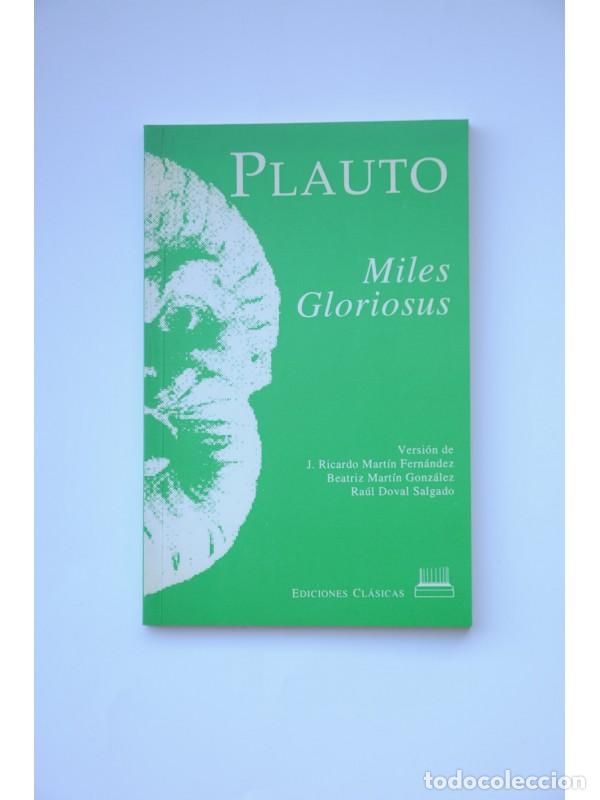Libros: Miles Gloriosus - PLAUTO - Foto 1