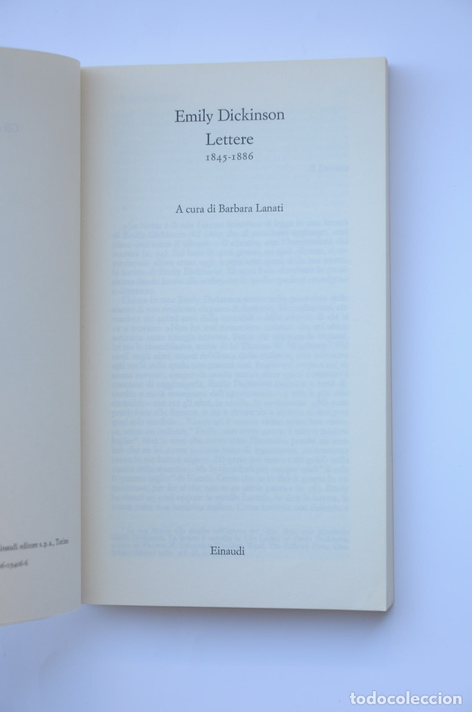 Libros: Emily Dickinson. Lettere 1845 - 1886 - DICKINSON, Emily - Foto 2