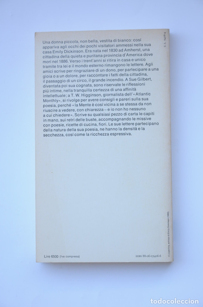 Libros: Emily Dickinson. Lettere 1845 - 1886 - DICKINSON, Emily - Foto 3