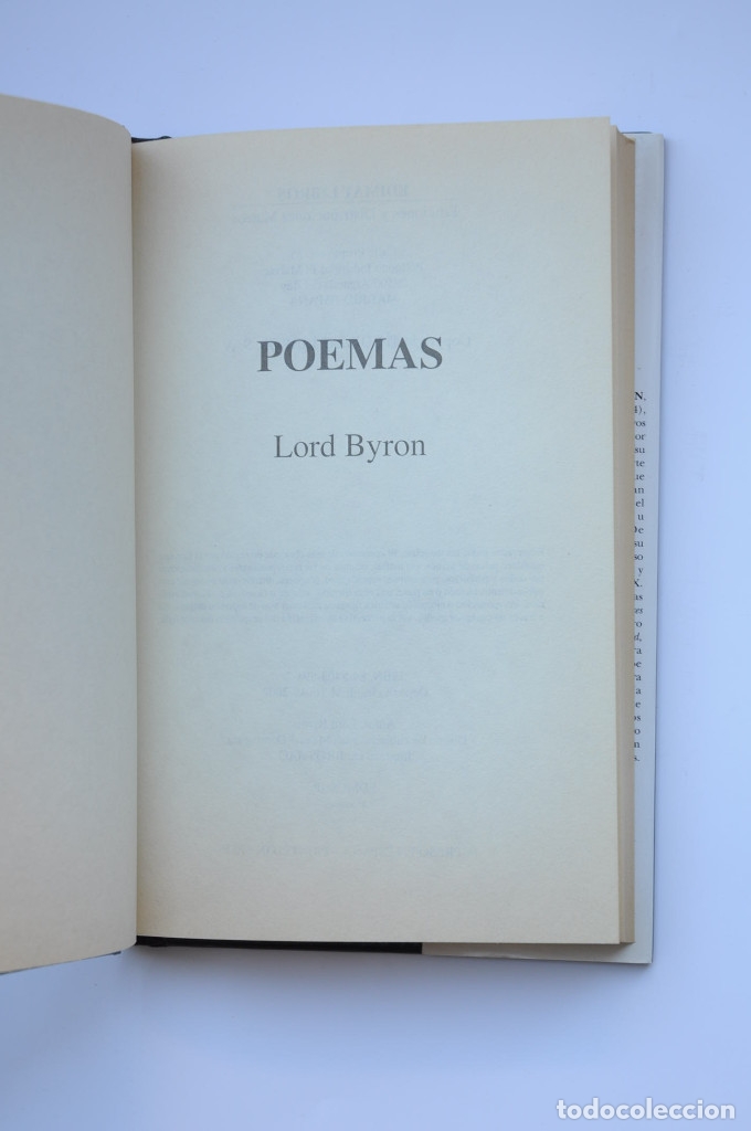 Libros: Lord Byron. Poemas - BYRON, George Gordon, Lord - Foto 3