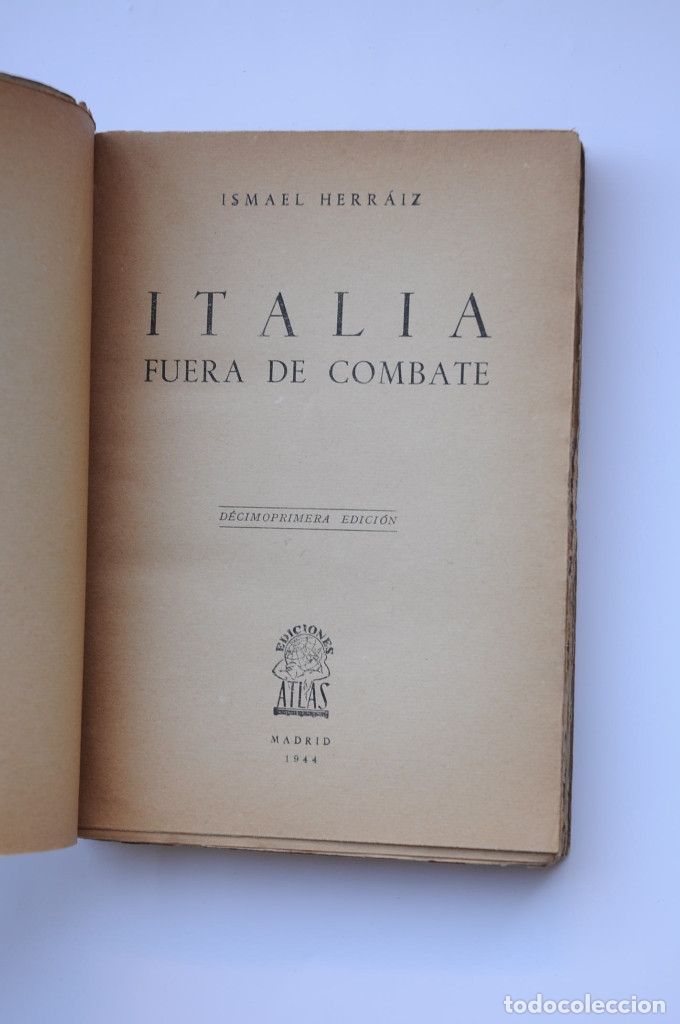 Libros: Italia fuera de combate - HERR&Aacute;IZ, Ismael - Foto 3