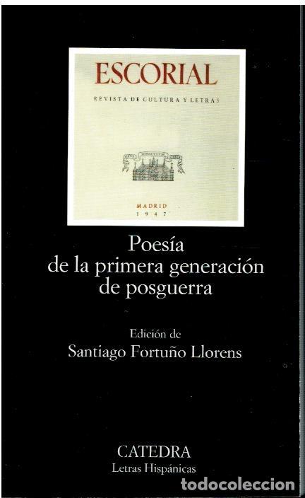 Libros: POES&Iacute;A DE LA PRIMERA GENERACI&Oacute;N DE POSGUERRA. Edici&oacute;n de . - Foto 1