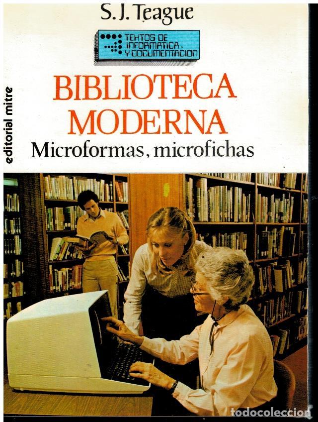 Libros: BIBLIOTECA MODERNA. MICROFORMAS, MICROFICHAS. - Foto 1