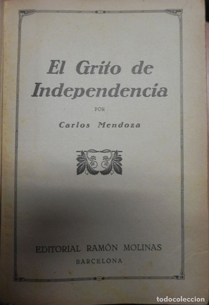 Libros: El grito de independencia - MENDEZ BEJARANO, MARIO - Foto 2