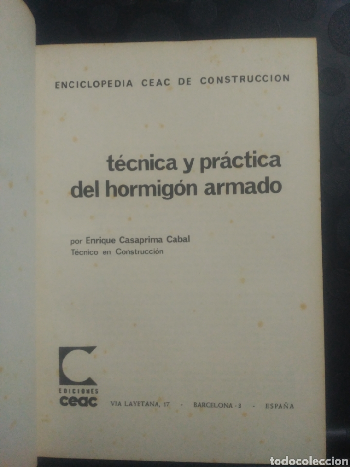 Libros: T&eacute;cnica y pr&aacute;ctica del hormig&oacute;n armado - Foto 2