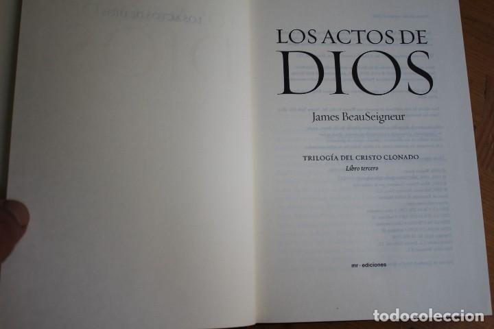 Libros: LOS ACTOS DE DIOS JAMES BEAUSEIGNEUR - Foto 1