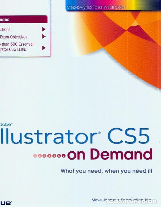 Libros: Ilustrator CS5 on Demand - Johnson, Steve - Foto 1