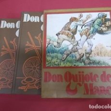 Libros: DON QUIJOTE DE LA MANCHA. MIGUEL DE CERVANTES. 2 TOMOS + ESTUCHE. EDICIONES AFHA. 1974 