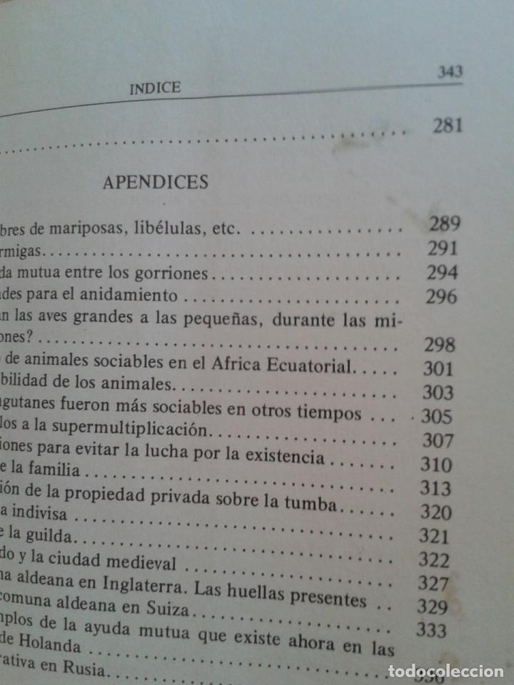 Libros: EL APOYO MUTUO. UN FACTOR DE LA EVOLUCION. Kropotkin - Foto 5