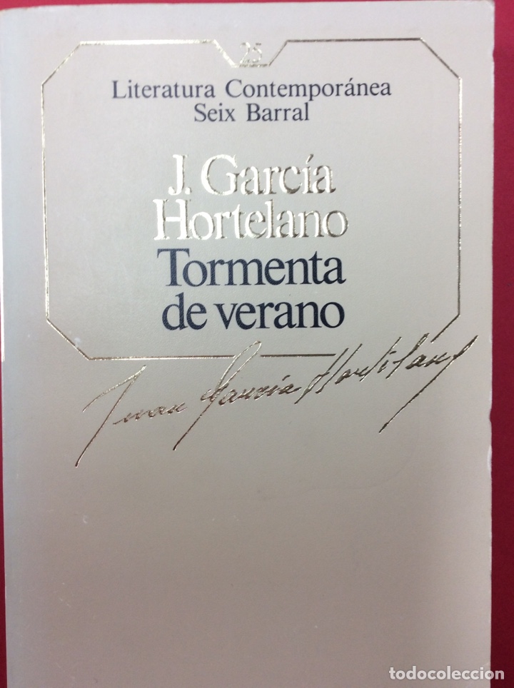 Libros: Tormenta de verano - J. Garc&iacute;a Hortelano - Foto 1