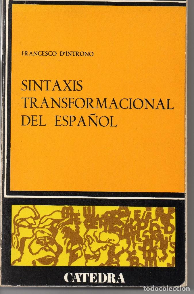 Libros: Sintaxis transformacional del espa&ntilde;ol. Francesco D&acute;Introno - Foto 1