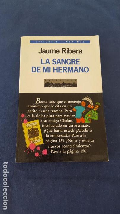 Libros: LA SANGRE DE MI HERMANO | JAUME RIBERA - Foto 1