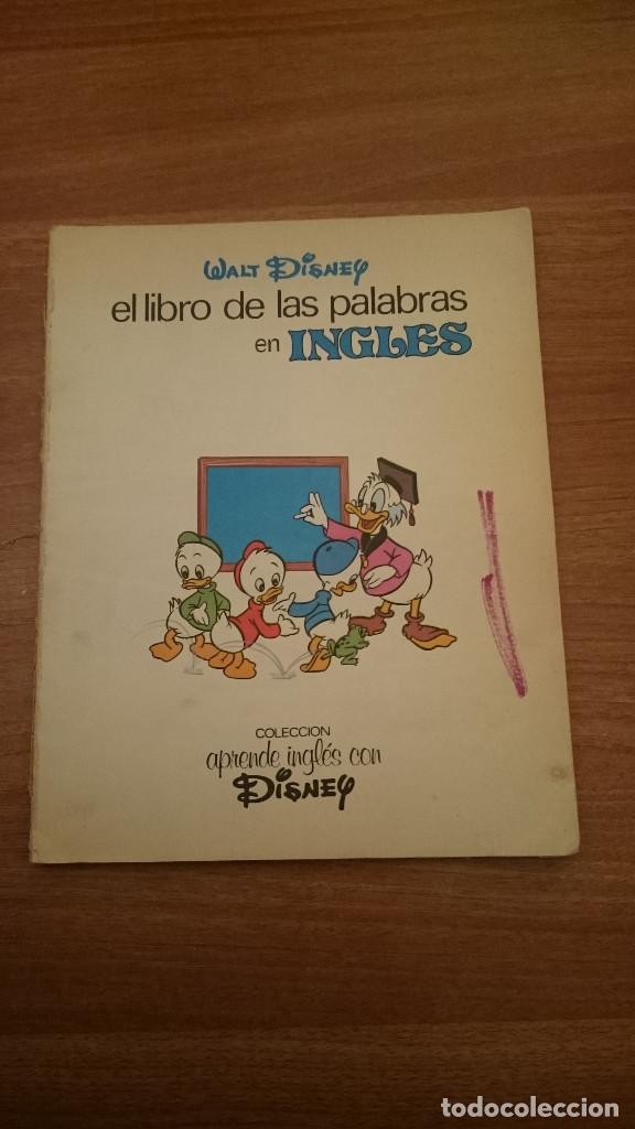 Libros: WALT DISNEY EL LIBRO DE LAS PALABRAS EN INGLES - Foto 1