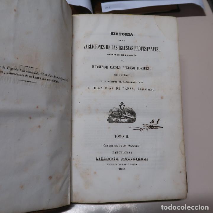 Libros: HISTORIA DE LAS VARIACIONES - BENIGNO BOSSUET, JACOBO - Foto 4