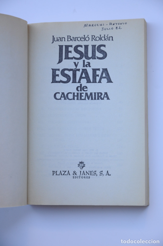 Libros: Jes&uacute;s y la estafa de Cachemira - BARCEL&Oacute; ROLD&Aacute;N, Juan - Foto 2
