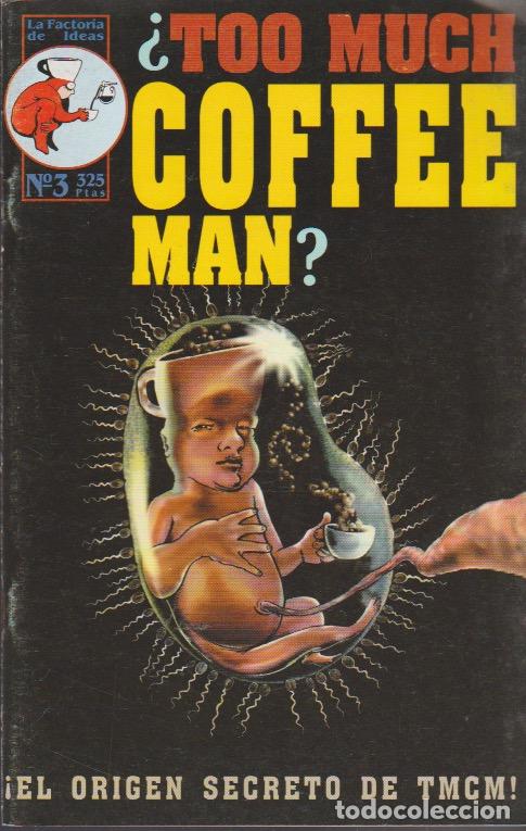 Libros: Too Much Coffee Man. La Factor&iacute;a de Ideas 1998. N&ordm; 3 - Foto 1