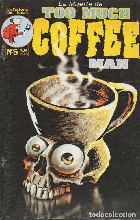 Libros: Too Much Coffee Man. La Factor&iacute;a de Ideas 1998. N&ordm; 5 - Foto 1