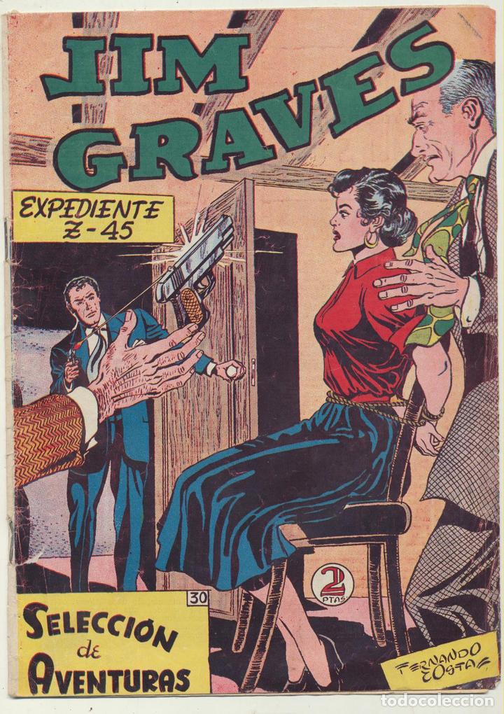 Libros: Jim Graves n&ordm; 30. Selecci&oacute;n Aventurera. Toray 1954. - Foto 1