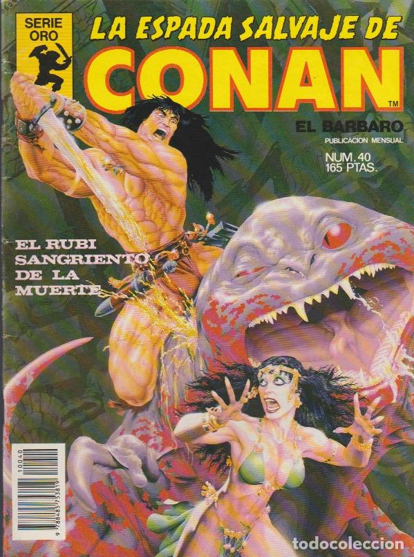 Libros: La Espada Salvaje de Conan. Forum 1982. N&ordm; 40 - Foto 1
