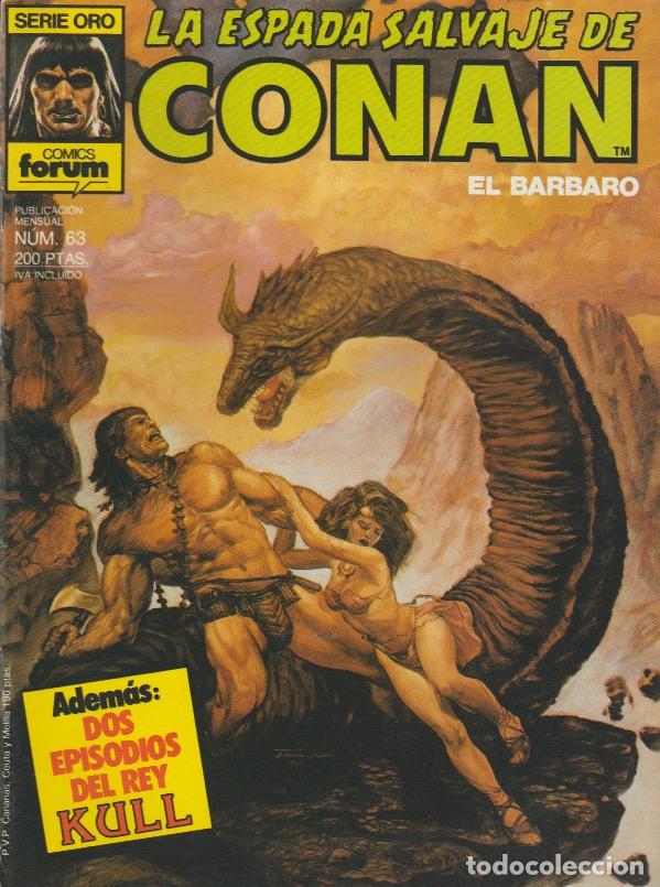 Libros: La Espada Salvaje de Conan. Forum 1982. N&ordm; 63 - Foto 1