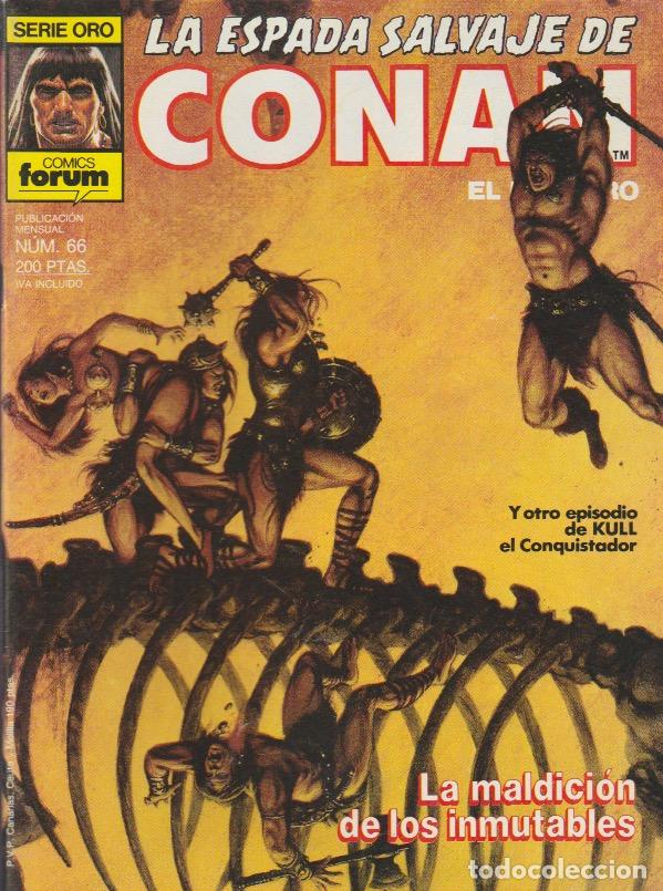 Libros: La Espada Salvaje de Conan. Forum 1982. N&ordm; 66 - Foto 1