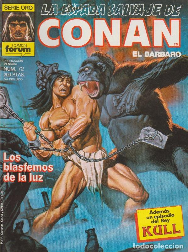 Libros: La Espada Salvaje de Conan. Forum 1982. N&ordm; 72 - Foto 1