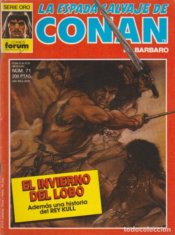 Libros: La Espada Salvaje de Conan. Forum 1982. N&ordm; 71 - Foto 1